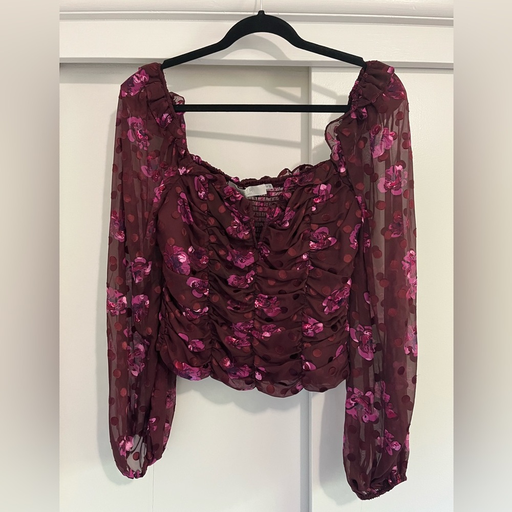 ASTR long sleeve blouse